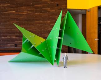 Auction item - small Bill Jr. metal sculpture