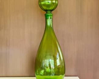 Blenko floor decanter