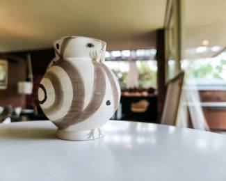 "Petite Chouette" ceramic pitcher, Pablo Picasso Madoura Ceramics