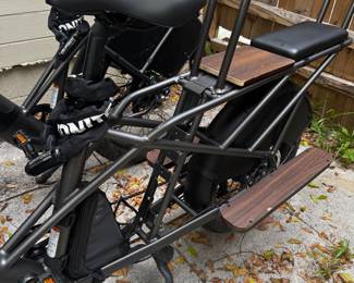 Flyer L855 Cargo Electric Bike (Blue) - $1,100  Versatile Flyer L855 cargo e-bike in excellent condition. Great for hauling groceries, gear, or carrying a child with the rear passenger seat. A fun and practical alternative to driving!  Features:  * Electric pedal assist and throttle * Rear cargo rack with passenger seat * Front storage bag included * Battery and charger included * Comfortable, stable ride * Well maintained and ready to go