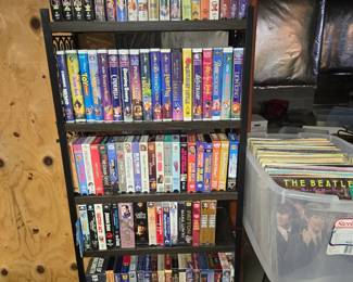 VHS Tapes of All Genres