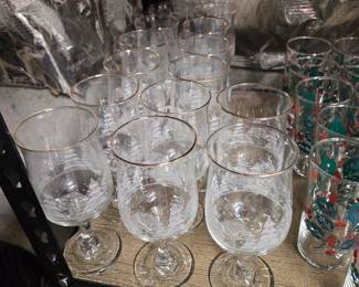 Christmas Wine Glasses (Arby's)