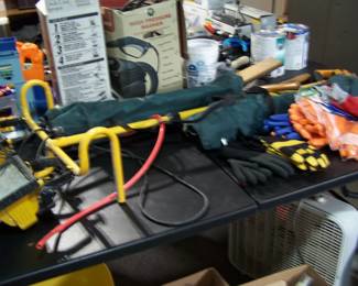 GLOVES & MORE IN THE GARAGE