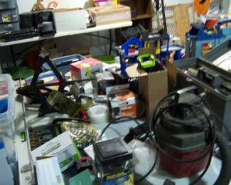 TOOL CHEST & MISC. IN THE GARAGE