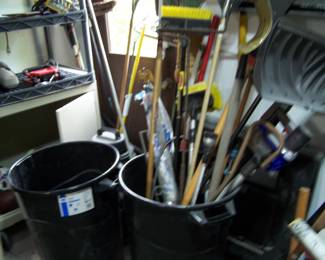 SNOW SHOVEL, BROOMS, ETC.