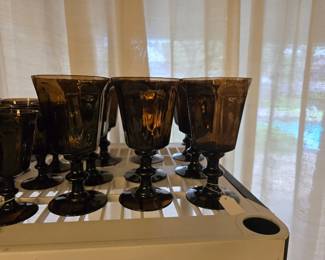 Lenox brown goblets