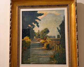 Signed European Landscape