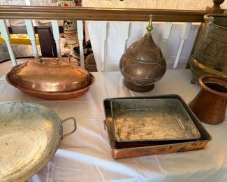 Antique Copper Bakeware
