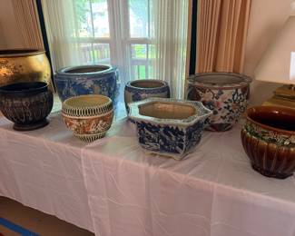 Collection Of Jardenieres 