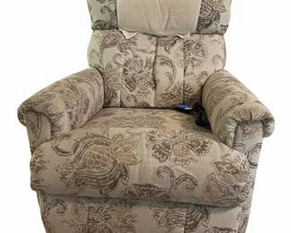 Floral Print Power Lift Recliner Chair