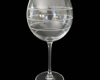 Mikasa Cheers Etched Graphic Balloon Wine Glasses second image