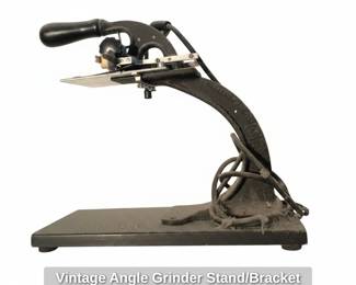 Vintage Angle Grinder Stand or Bracket