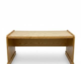 Vintage Oak Laminate Sewing or Craft Table