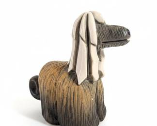 Vintage Artesania Rinconada Afghan Hound Figurine