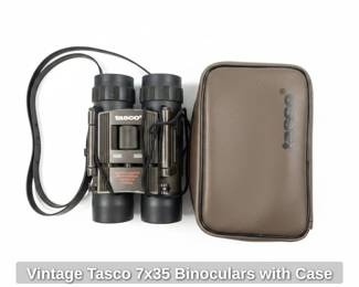 Vintage Tasco x Binoculars with Case fourth image