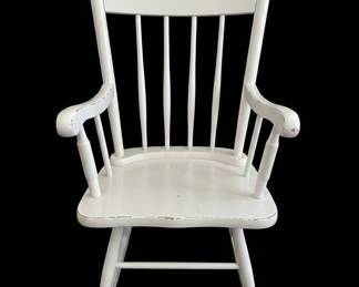 Vintage Childrens SpindleBack Rocking Chair
