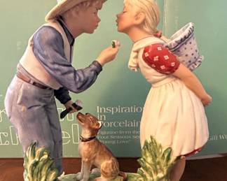 Norman Rockwell Beguiling Buttercup Porcelain Figurine second image