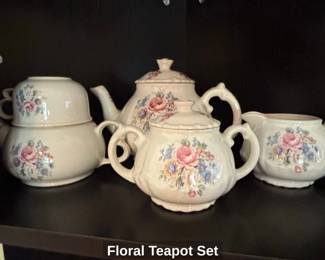 Floral Teapot Set