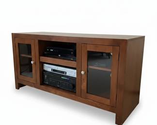 Convenience Concepts Summit Highboy TV Stand with Storage Cabinets and Shelves