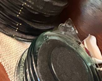 Vintage Clear Glass Nesting Mixing Bowls
