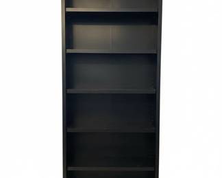 Black Laminate Corner Bookcase second image
