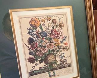 Robert Furber Twelve Months of Flowers Prints March April Reproductions third image