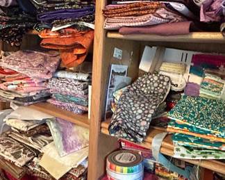 Large Quilting Fabric Stash Collection second image