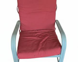 VintageStyle Metal Patio Armchair