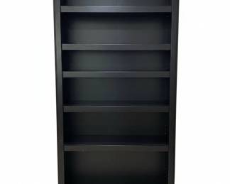 Standard Black Laminate Shelf Bookcase