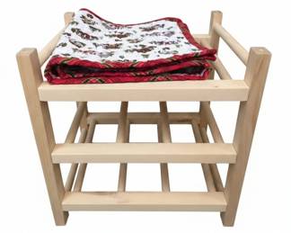 Small Wooden Wine Rack