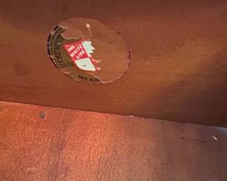 Vintage White Furniture Co. Mahogany Gentlemans Dresser third image