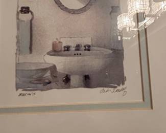 Judy Mandolf Still Life Art Prints Basins and Pink Bud fourth image