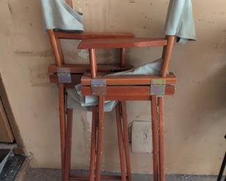 Vintage Wooden Folding Directors Chairs
