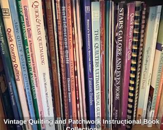 Vintage Quilting and Patchwork Instructional Book Collection second image