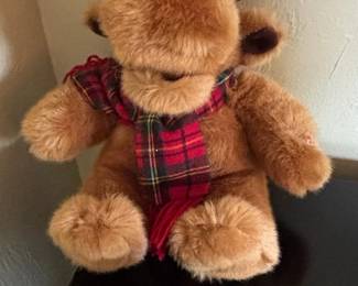 Boyds Bears Milhous N Moosington Moose Plush and Red Truck Sign