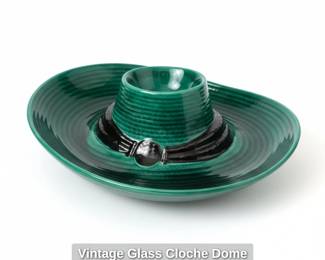 Vintage Glass Cloche Dome second image