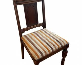 Jacobean Style Carved Oak Side Chair second image