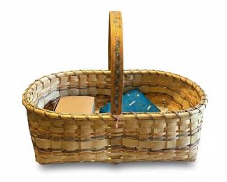 Longaberger HandPainted Floral Picnic Basket