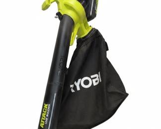 Ryobi V Vac Attack Cordless Leaf Vacuum or Mulcher with .Ah Battery
