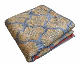 Birdhouse Motif Patchwork Quilt second image