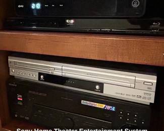 Sony Home Theater Entertainment System Components