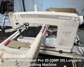 Janome Quilt Maker Pro QMP Longarm Quilting Machine