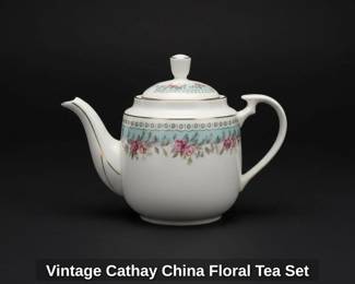 Vintage Cathay China Floral Tea Set second image