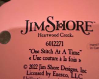 Jim Shore Heartwood Creek One Stitch At A Time Sewing Gnome Figurine third image