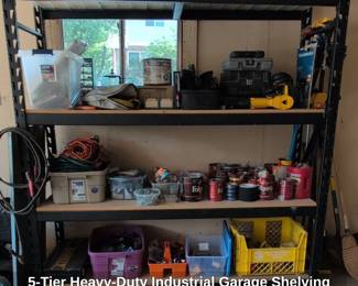 Tier HeavyDuty Industrial Garage Shelving Unit