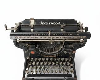 Underwood Standard No. Typewriter
