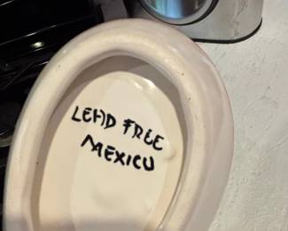 HandPainted Mexican Ceramic Spoon Rest second image