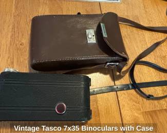 Vintage Tasco x Binoculars with Case