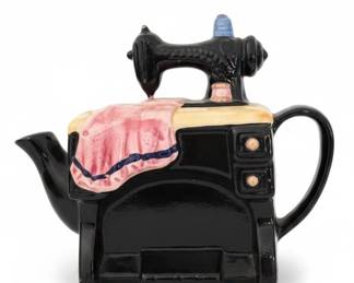 Vintage Staffordshire Crown Embossed Teapot third image