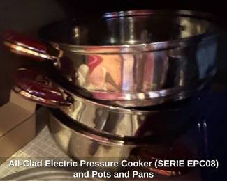 AllClad Electric Pressure Cooker SERIE EPC and Pots and Pans third image